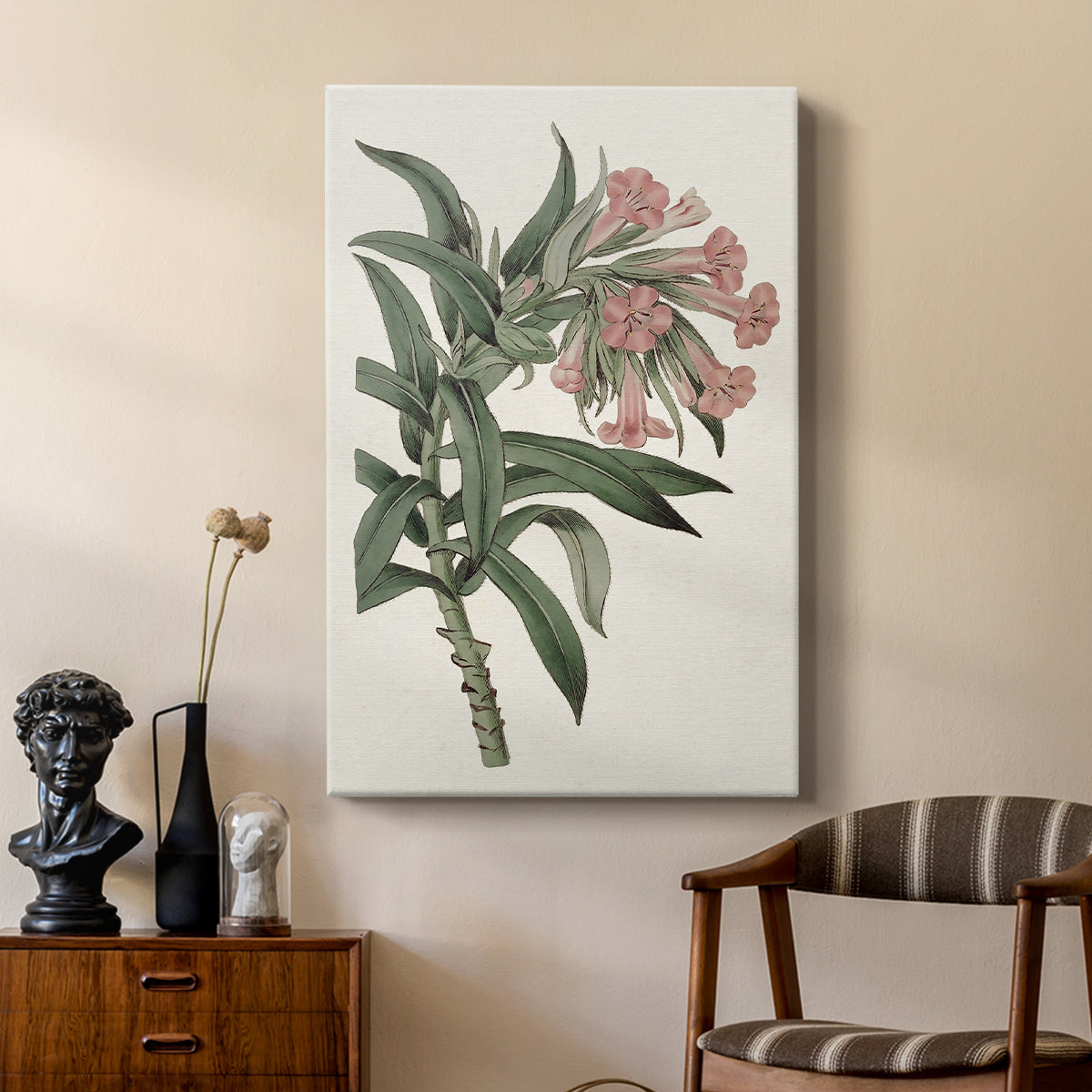 Pink Floral Mix VI - Canvas Art Print