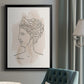 Greek Busts VI - Modern Framed Canvas Print