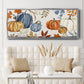 Autumn Pumpkins - Floater Framed Canvas Print