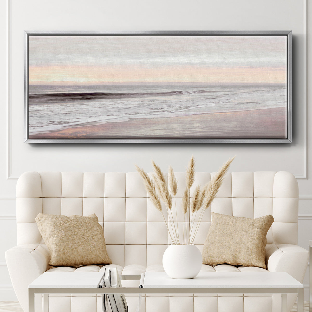 Dawn on the Horizon I - Floater Framed Canvas Print