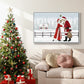 Christmas Love Collection A - Framed Gallery Wrapped Canvas in Floating Frame