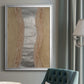 Silver Lake II - Modern Framed Canvas Print