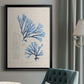 Blue Marine Algae V - Modern Framed Canvas Print