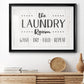 The Laundry Room - Modern Framed Art Print