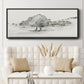 Scenic Scribble II - Floater Framed Canvas Print