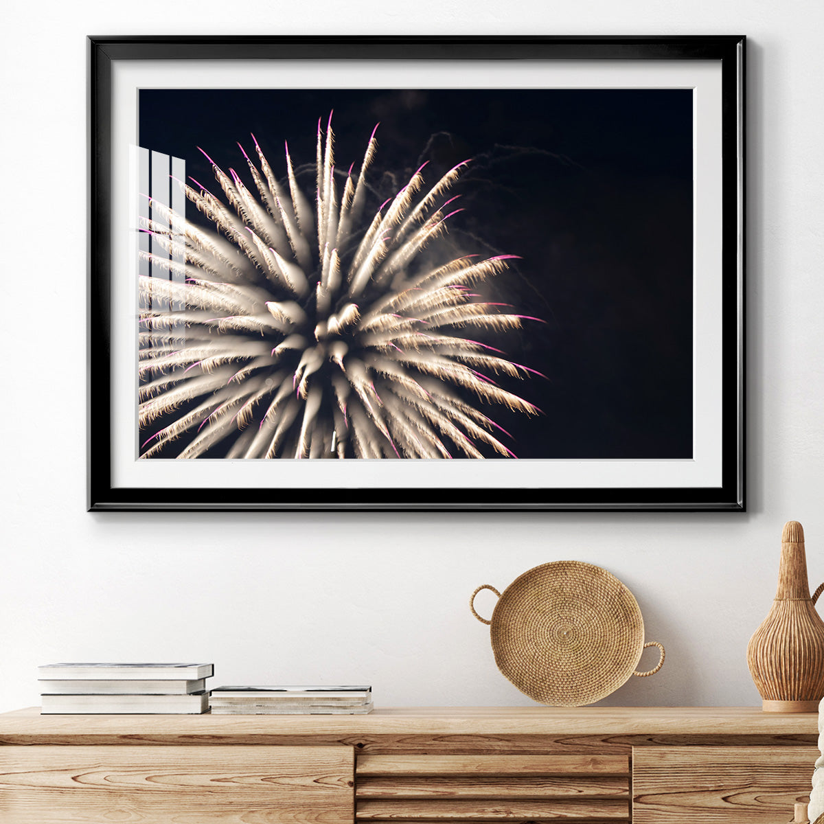 Sky Bloom - Modern Framed Art Print