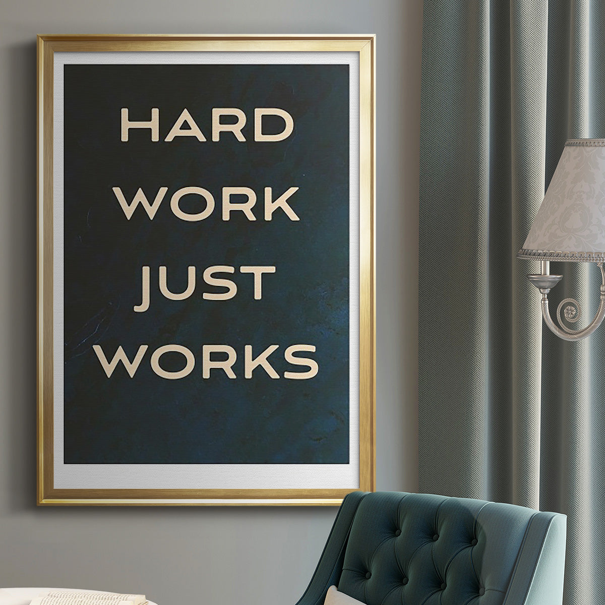 Bro-Inspo I - Modern Framed Canvas Print
