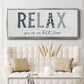 Relax - Floater Framed Canvas Print