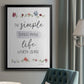 The Simple Things - Modern Framed Canvas Print
