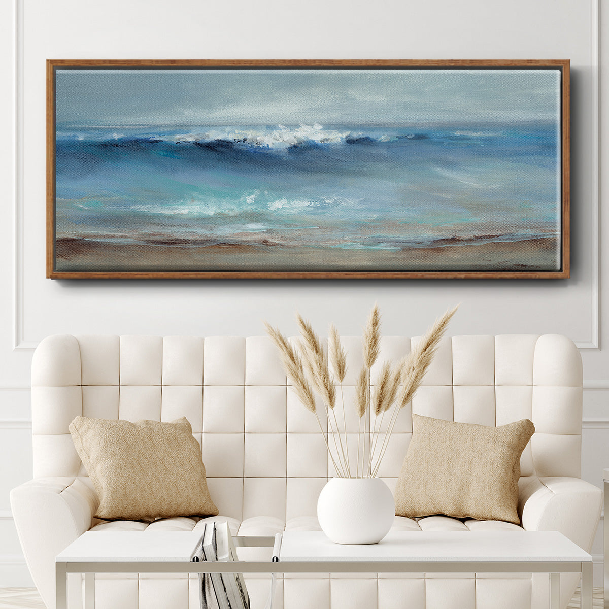 Northeast Wind - Floater Framed Canvas Print