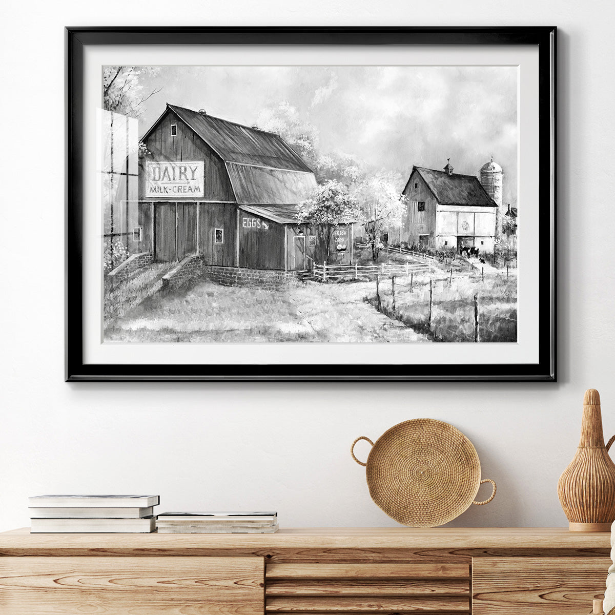 Day at the Farm Premium Framed Print - Ready to Hang