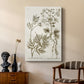 Sepia Botanical Journal III - Canvas Art Print