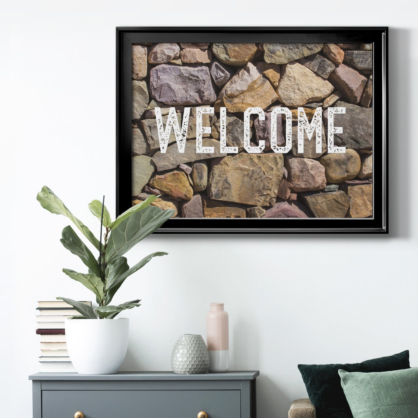 Rock Wall Premium Classic Framed Canvas - Ready to Hang