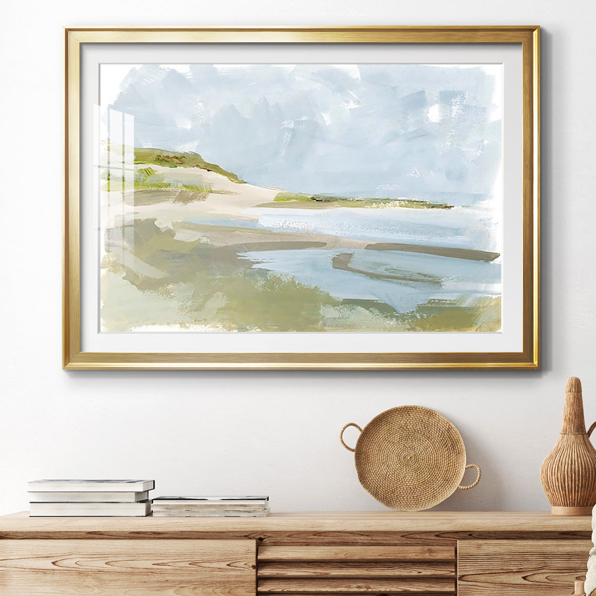 Sea Cove Impression II Premium Framed Print - Ready to Hang