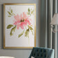 One Pink Bloom II - Modern Framed Canvas Print