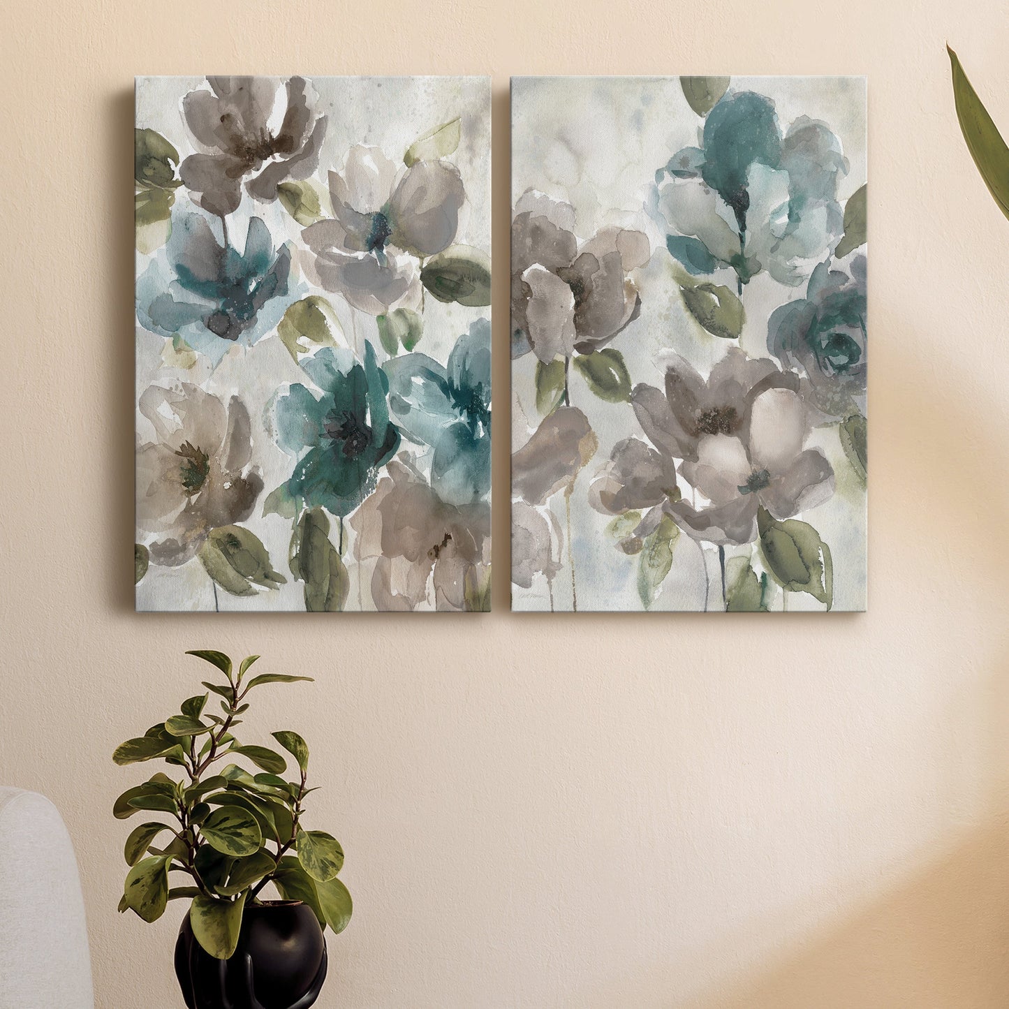 Topaz Garden I Premium Gallery Wrapped Canvas - Ready to Hang