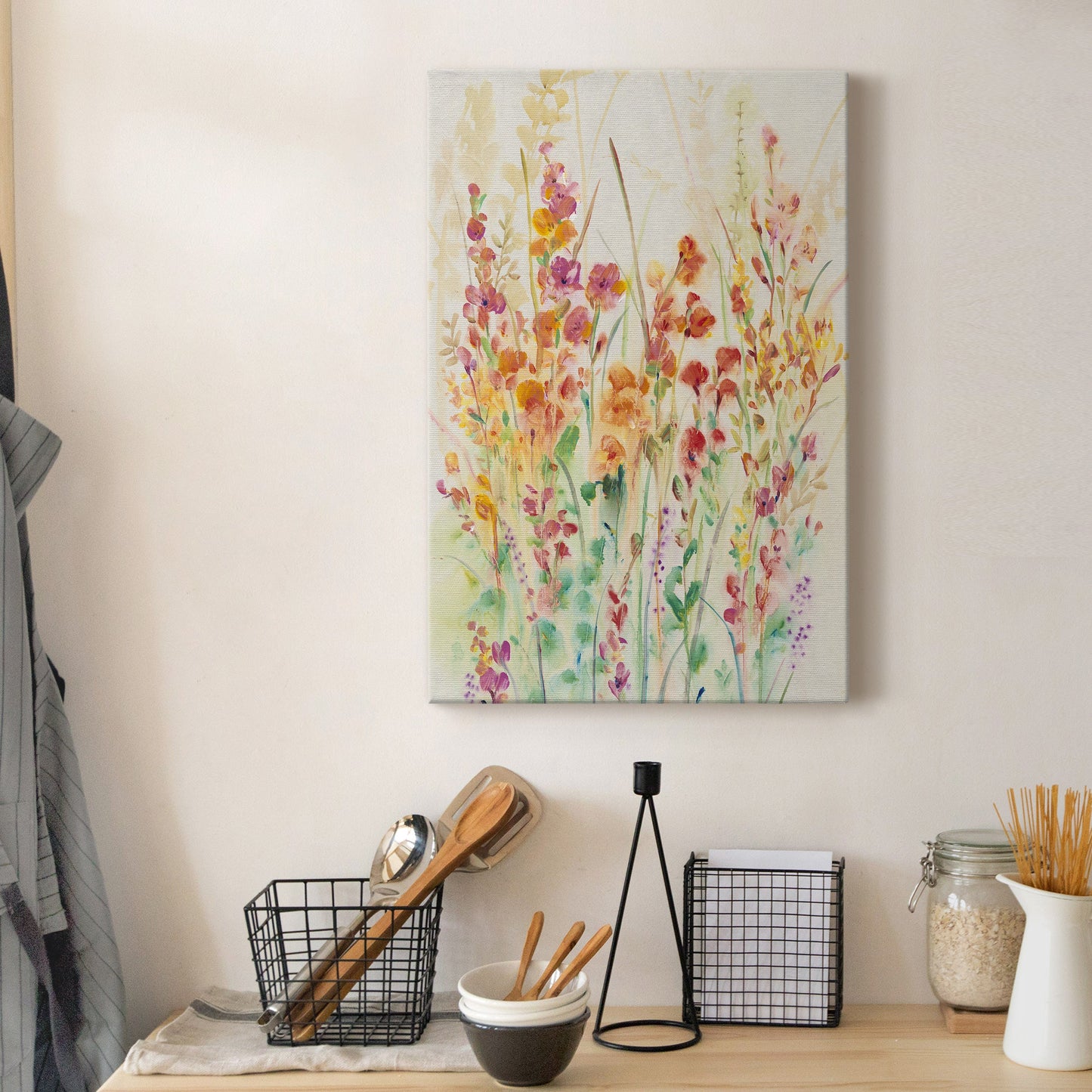 Brilliant Floral II Premium Gallery Wrapped Canvas - Ready to Hang