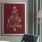 Merry Little Christmas - Modern Framed Canvas Print