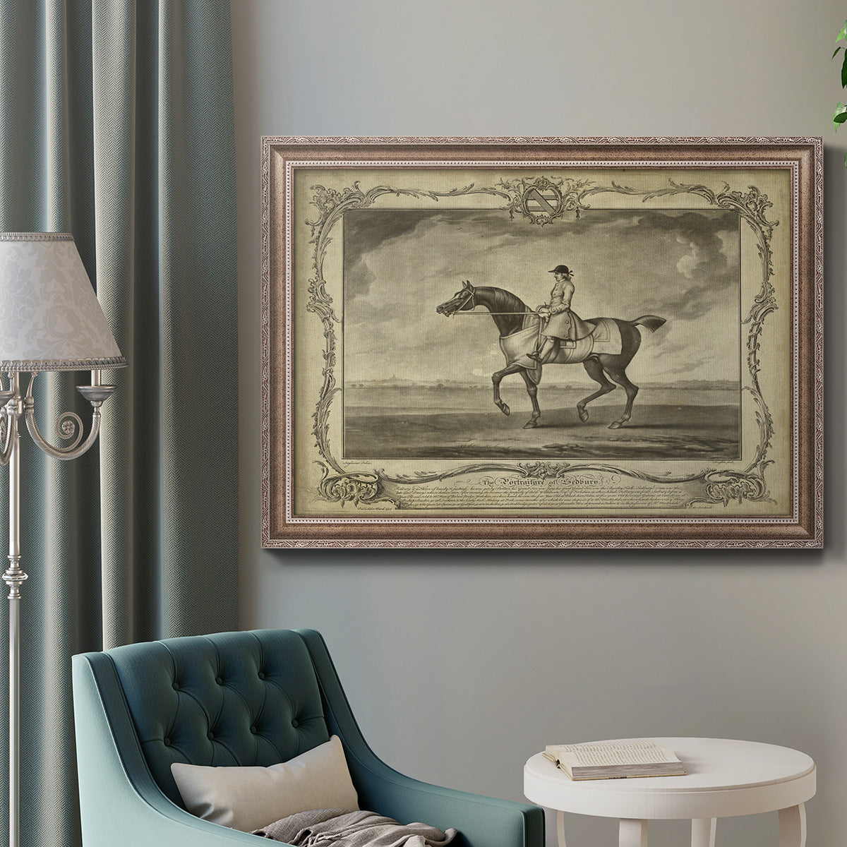 Distinguished Horses II Premium Framed Canvas- Ready to Hang