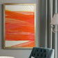 Warm Rays II - Modern Framed Canvas Print