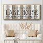 Simple at the Lake House - Floater Framed Canvas Print