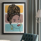 Head Wrap I - Modern Framed Canvas Print