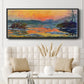 Sunset on the Seine in Winter, 1880 - Floater Framed Canvas Print