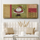 Holiday Santa - Floater Framed Canvas Print
