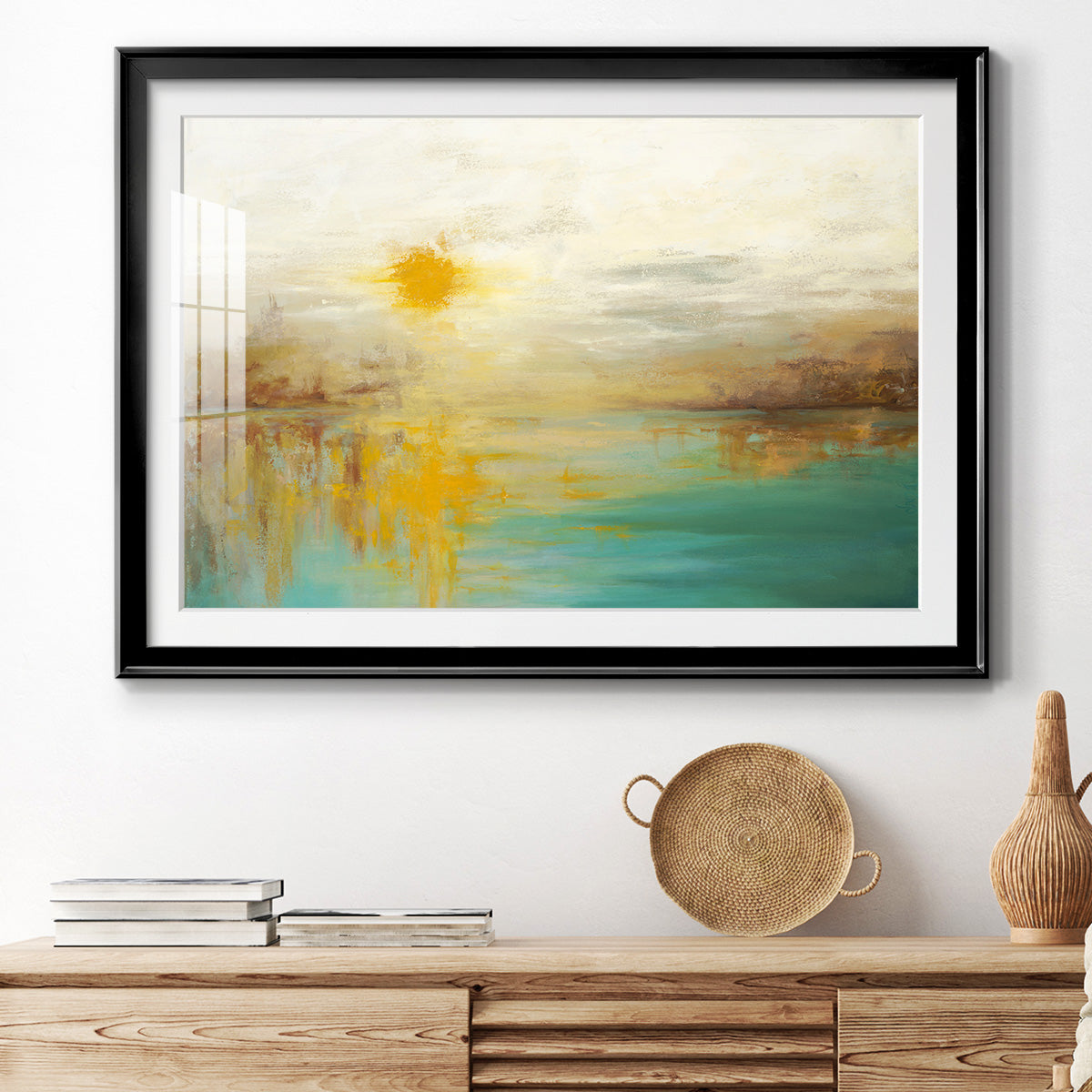 Last Day of Summer  - Modern Framed Art Print