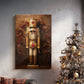 Candlelit Sleigh Hearth - Canvas Art Print