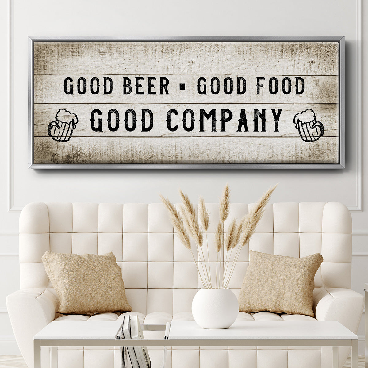 Good Company - Floater Framed Canvas Print