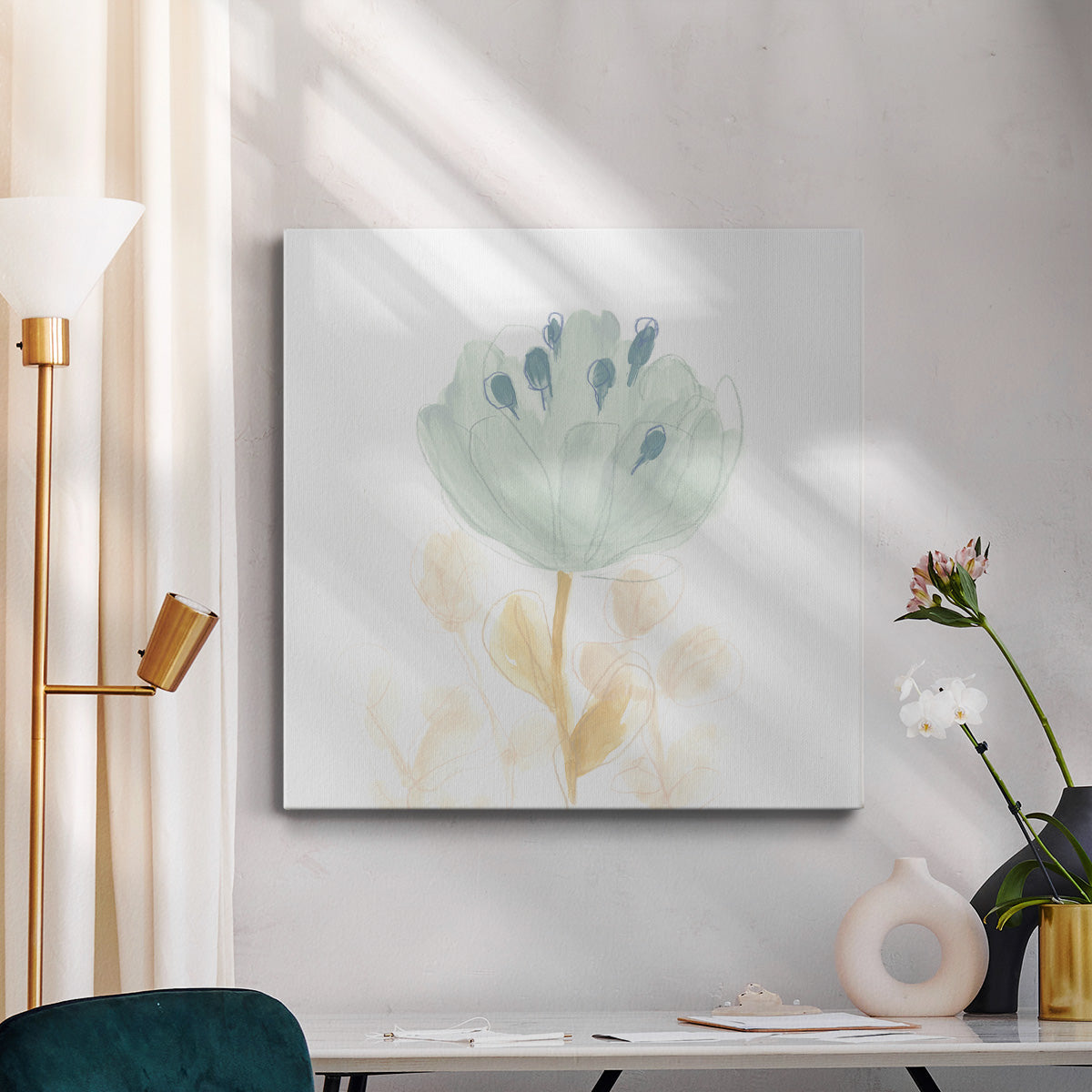 Petite Petals V - Canvas Art Print