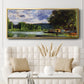 The Banks of the Seine near Jeufosse (Eure), 1880 - Floater Framed Canvas Print