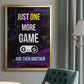 Gamer at Play II - Modern Framed Canvas Print