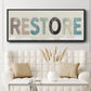 Restore Your Self - Floater Framed Canvas Print