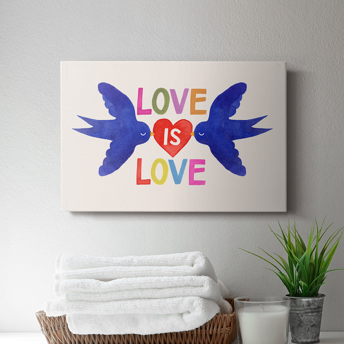 Love Loudly Collection A - Canvas Art Print