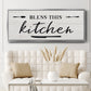 Bless this Kitchen - Floater Framed Canvas Print