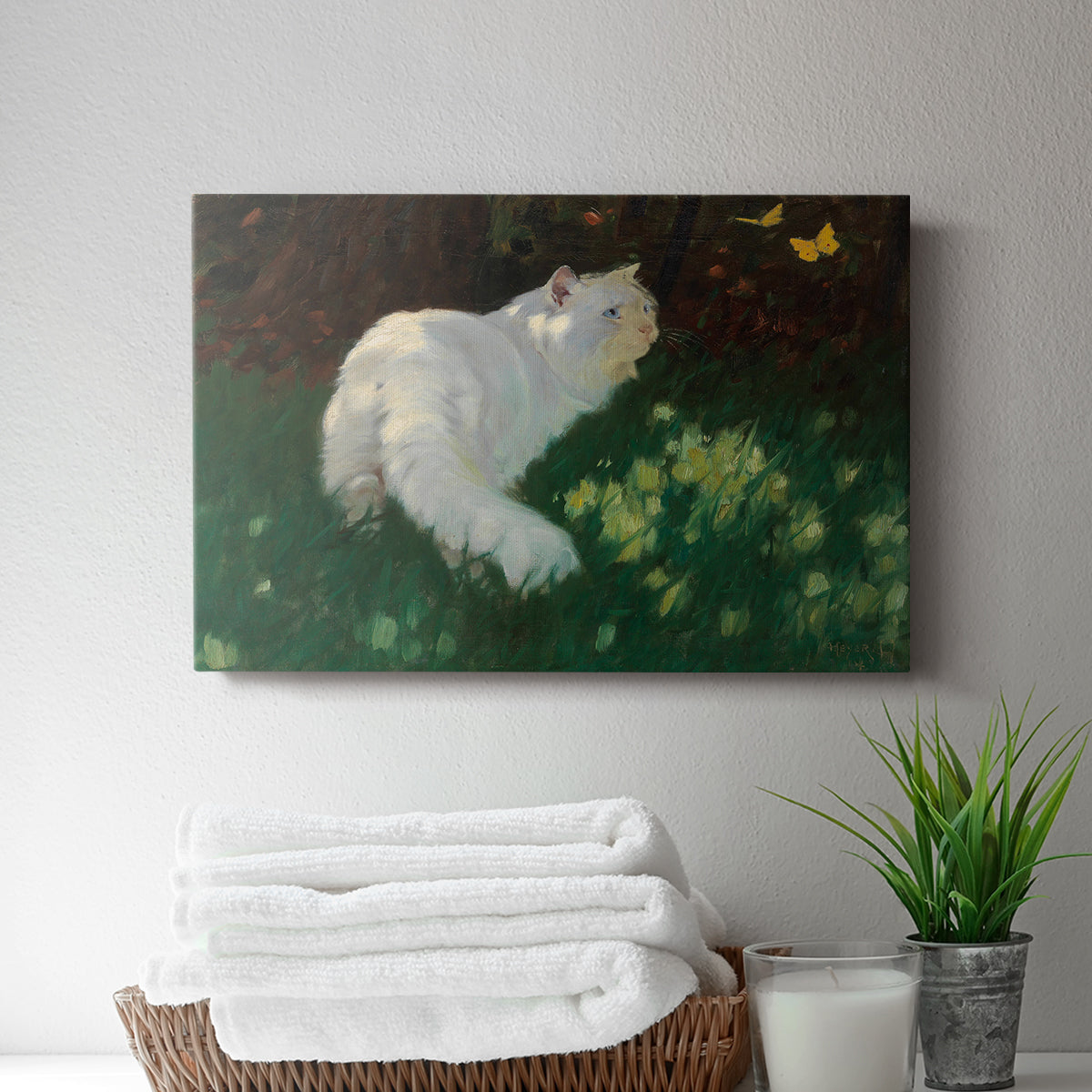 Vintage Kitty XXXVIII - Canvas Art Print