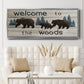 Bears Welcome - Floater Framed Canvas Print