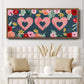 Sweet Hearts Collection D - Floater Framed Canvas Print