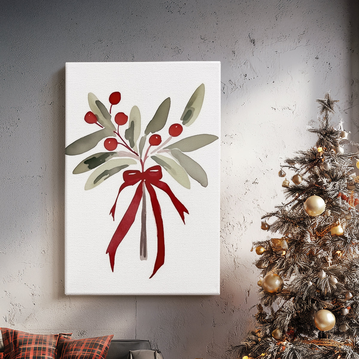 Wreath of Pearled Promise - Canvas Art Print