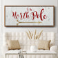 North Pole - Floater Framed Canvas Print