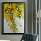 Golden Foliage II - Modern Framed Canvas Print