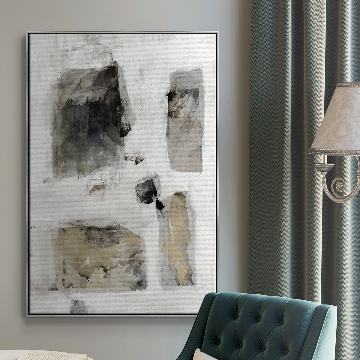 A Simple Love I V30 - Floater Framed Canvas Print