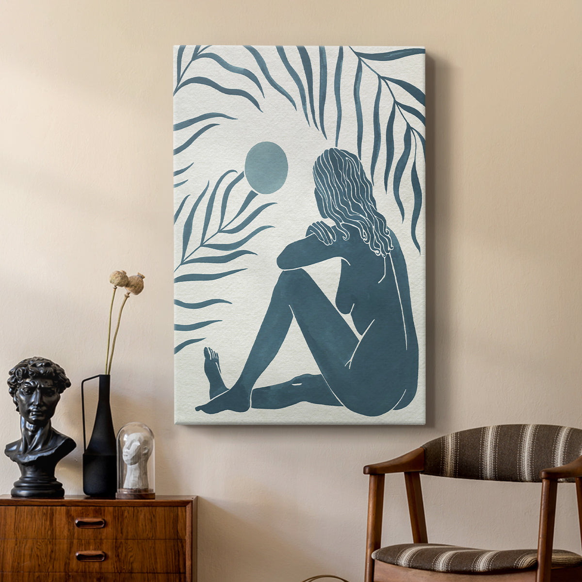 Moon Gazer II - Canvas Art Print
