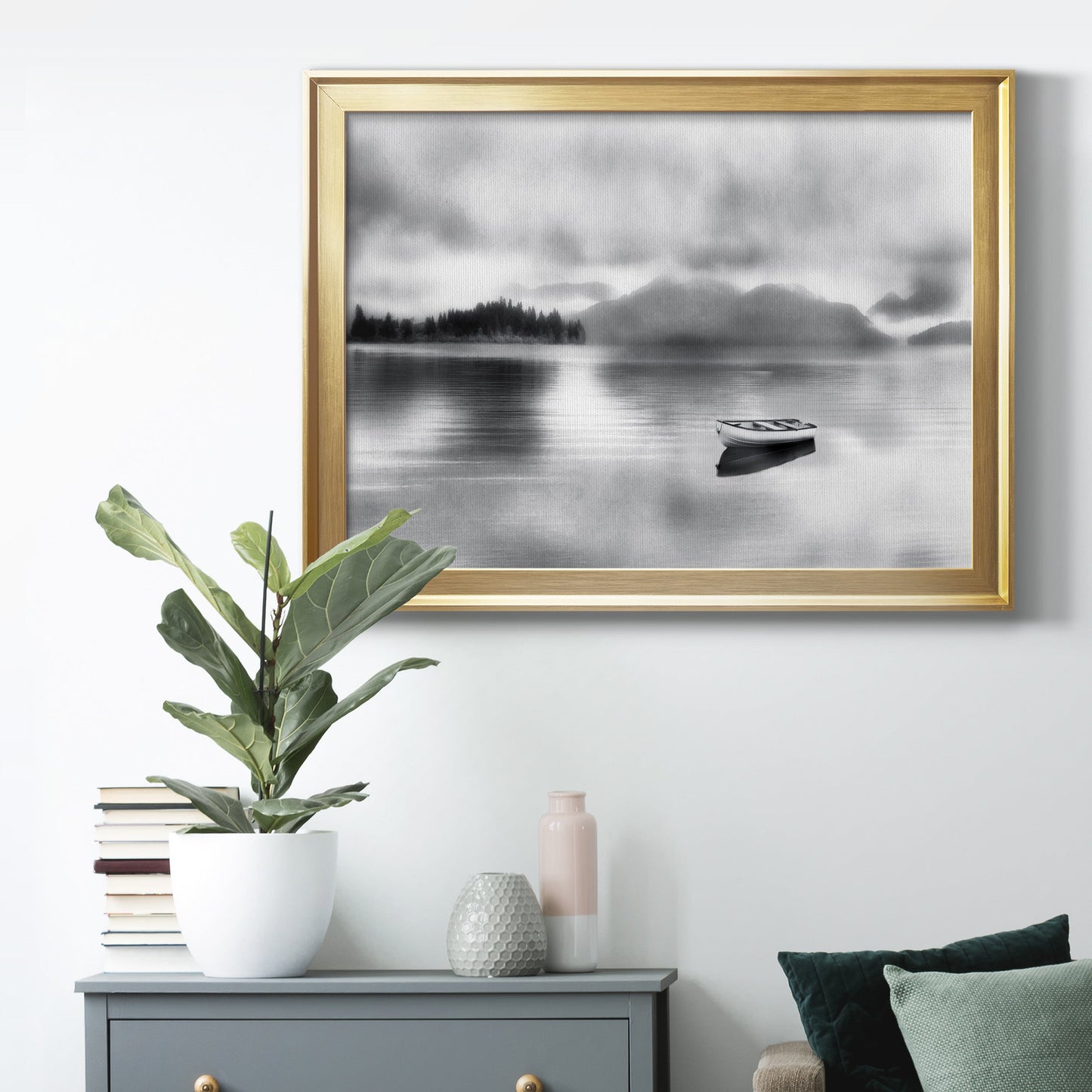 Mystic Moment - Modern Framed Canvas Print