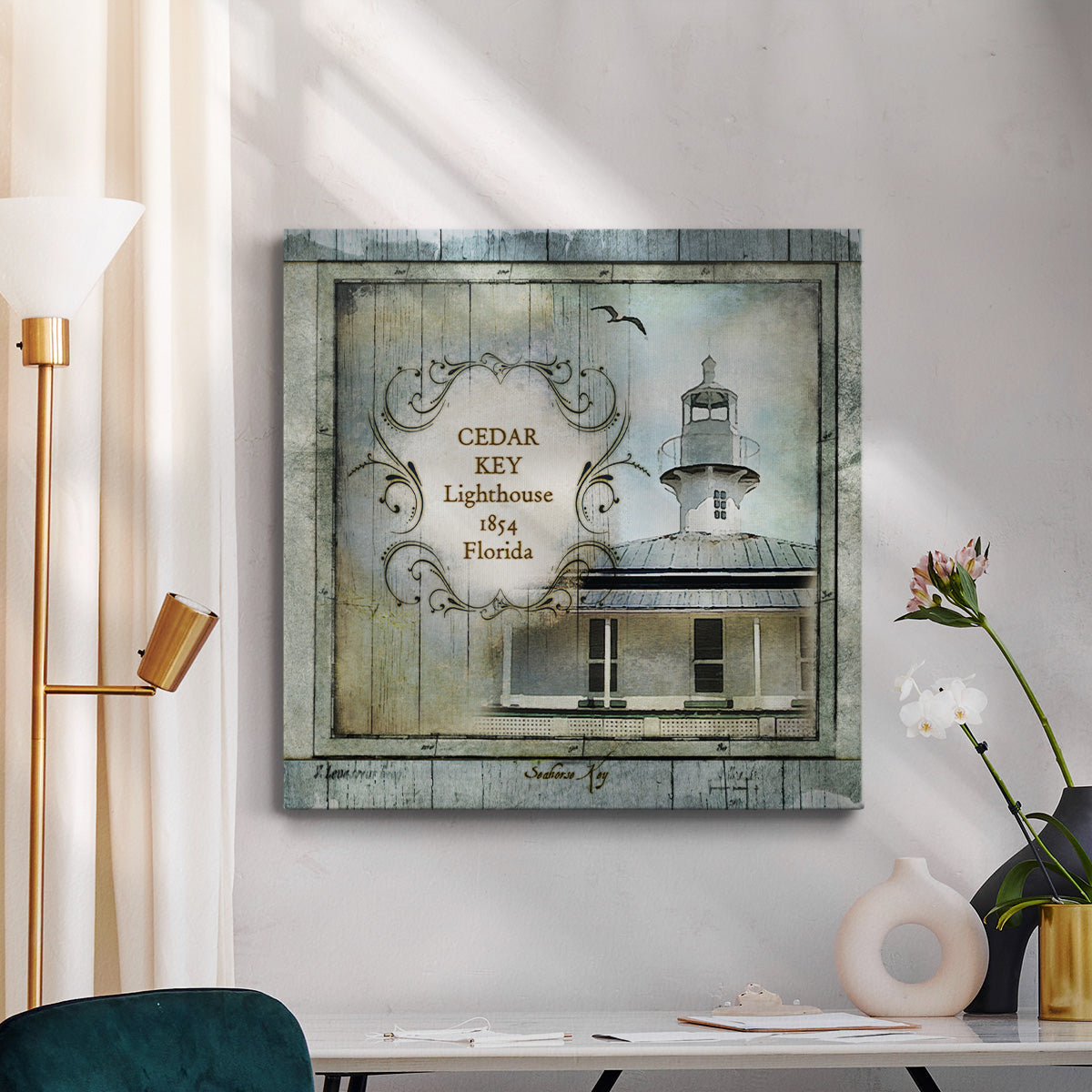 Florida Lighthouse IV-Premium Gallery Wrapped Canvas - Ready to Hang