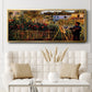 Monet Painting in His Garden in Argenteuil - Floater Framed Canvas Print
