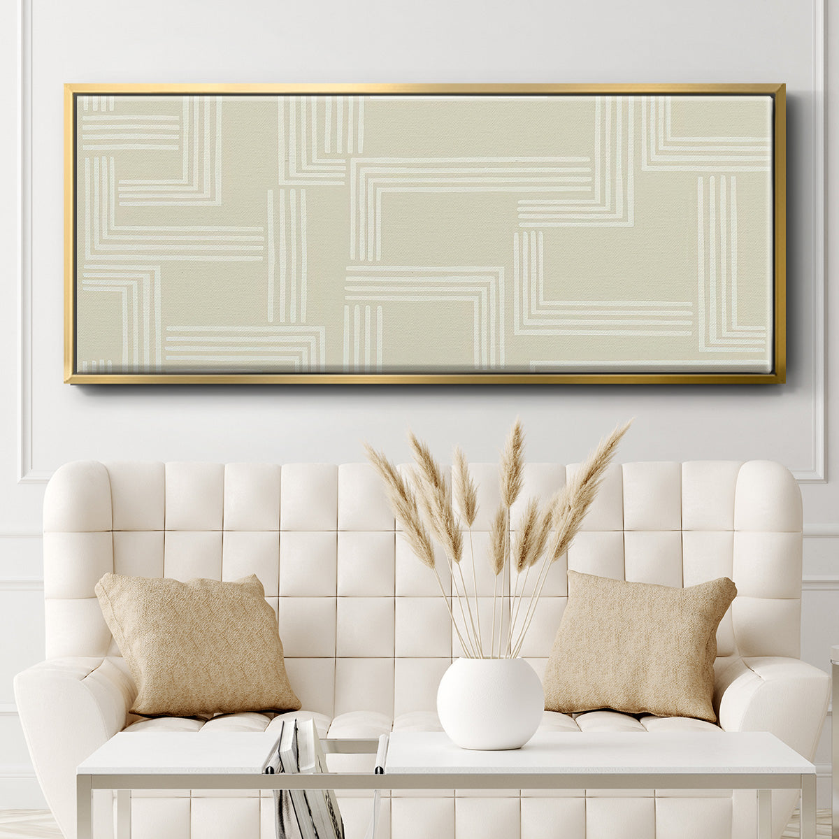 Roll Crossing IV - Floater Framed Canvas Print