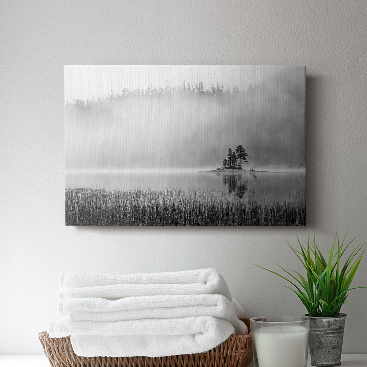 Island Fog - Canvas Art Print